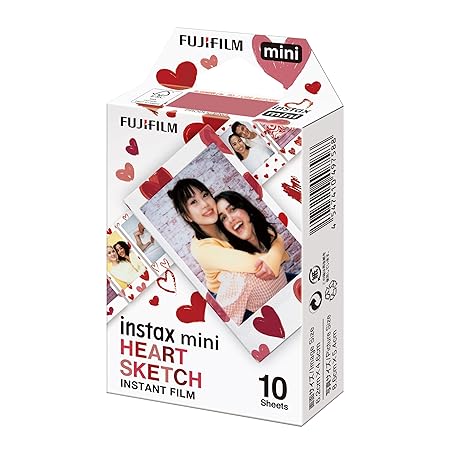 FUJIFILM INSTAX MINI HEART SKETCH SHEET 10 CARTRIDGE - Image 4