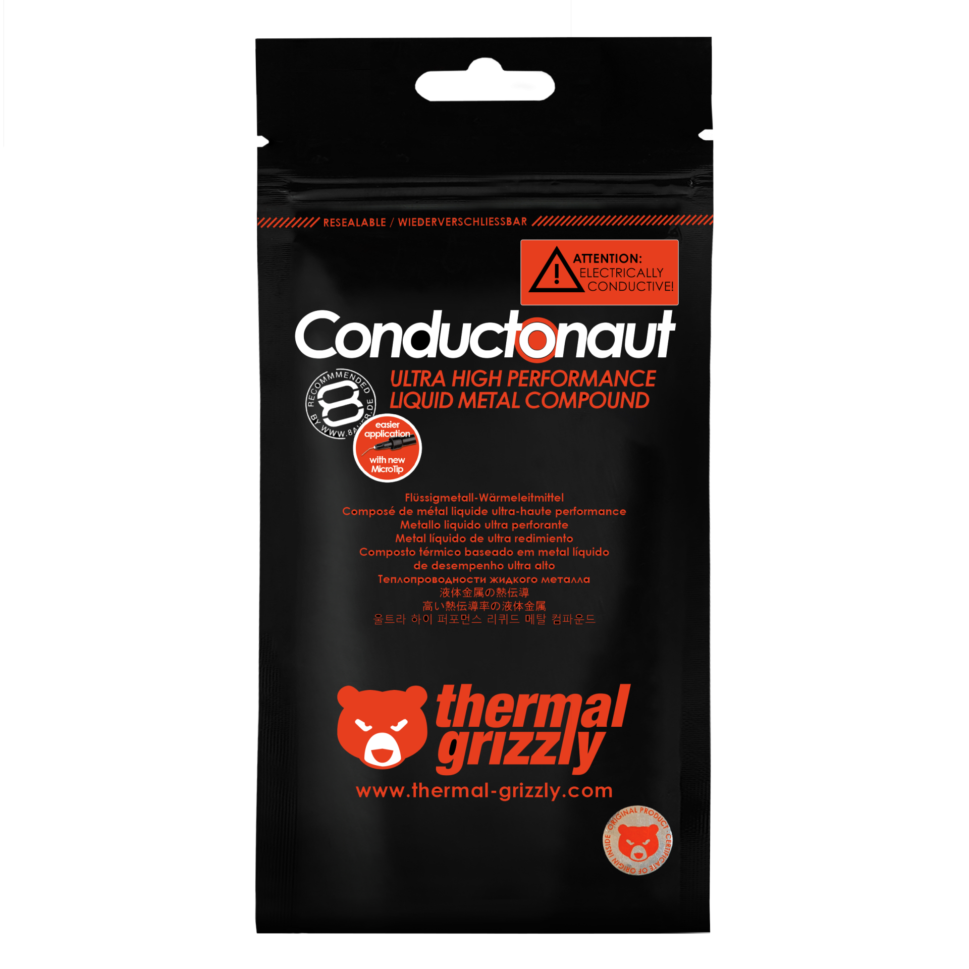Thermal Grizzly Conductonaut extreme - 5 g TG-CE-005-R - Image 2