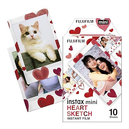 FUJIFILM INSTAX MINI HEART SKETCH SHEET 10 CARTRIDGE - Image 5