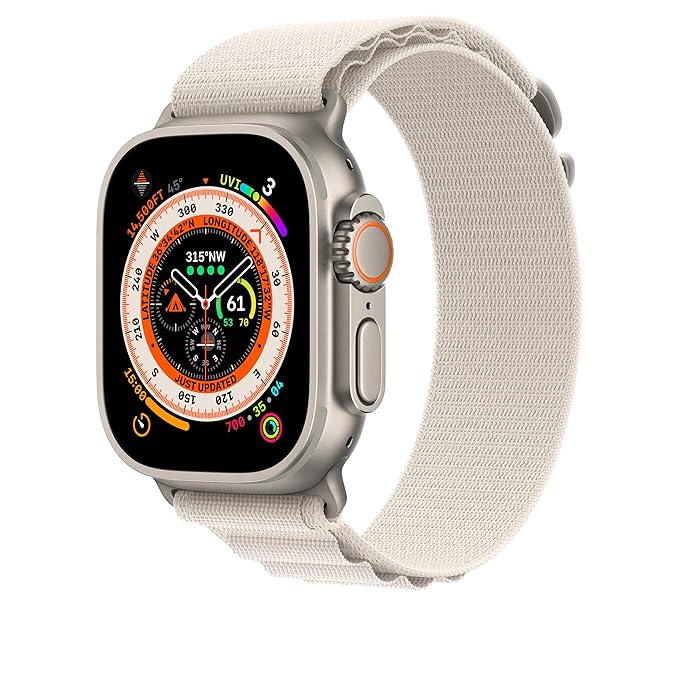 APPLE WATCH ULTRA 49MM STARLIGHT ALPINE LOOP BAND S MQE53 - Image 3
