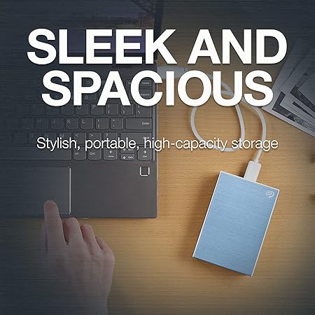 SEAGATE 4TB EXTERNAL ONE TOUCH PORTABLE HDD BLUE STKC4000402 - Image 14