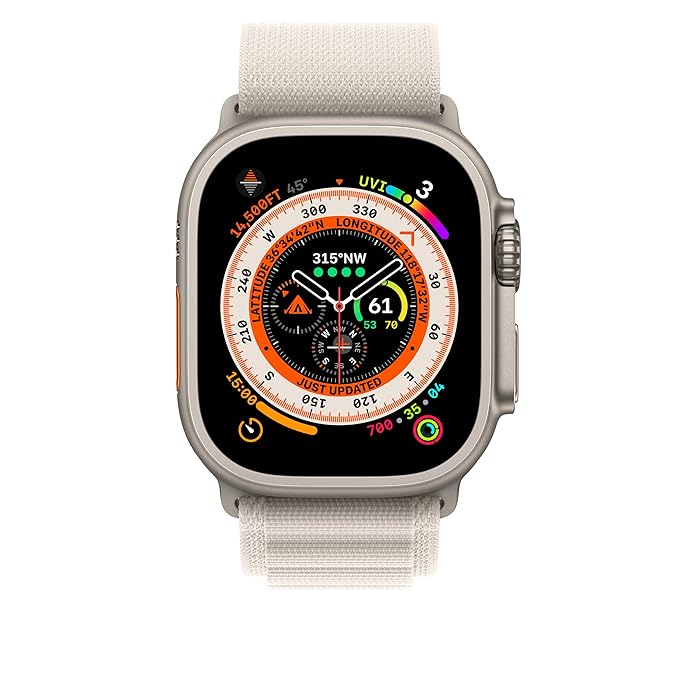 APPLE WATCH ULTRA 49MM STARLIGHT ALPINE LOOP BAND S MQE53 - Image 2