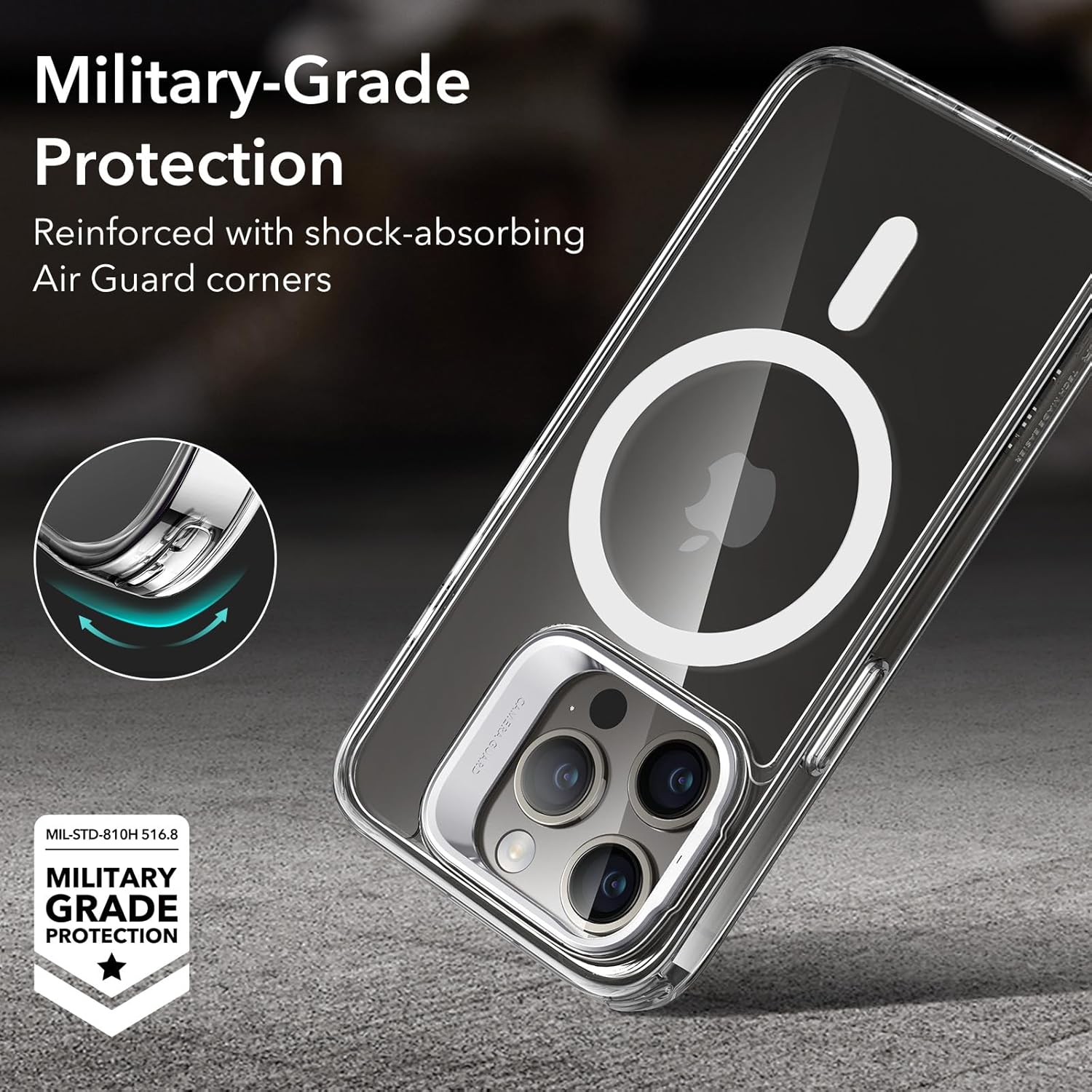 ESR IPHONE 15 PRO CLEAR CASE WITH MAGSAFE - Image 4