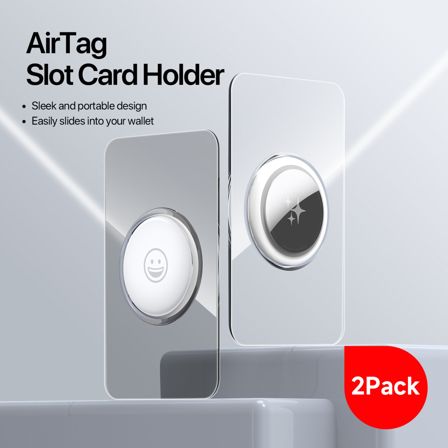 DUXDUCIS AIRTAG CARD CASE 2 PCS AIRTAG0005 - Image 7