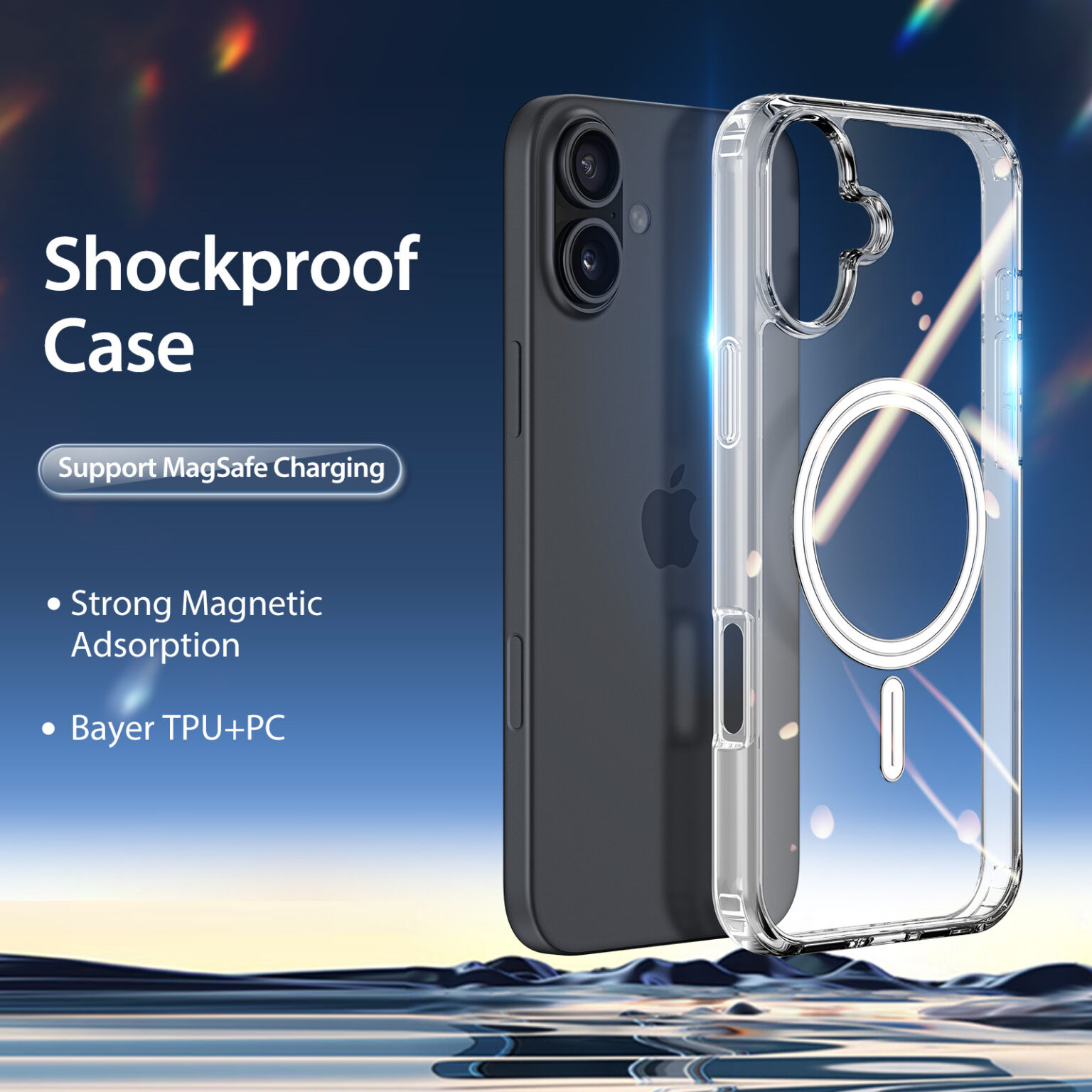 DUXDUCIS IPHONE 16 PLUS CLIN MAG CASE CLEAR CLIN-00105 - Image 5