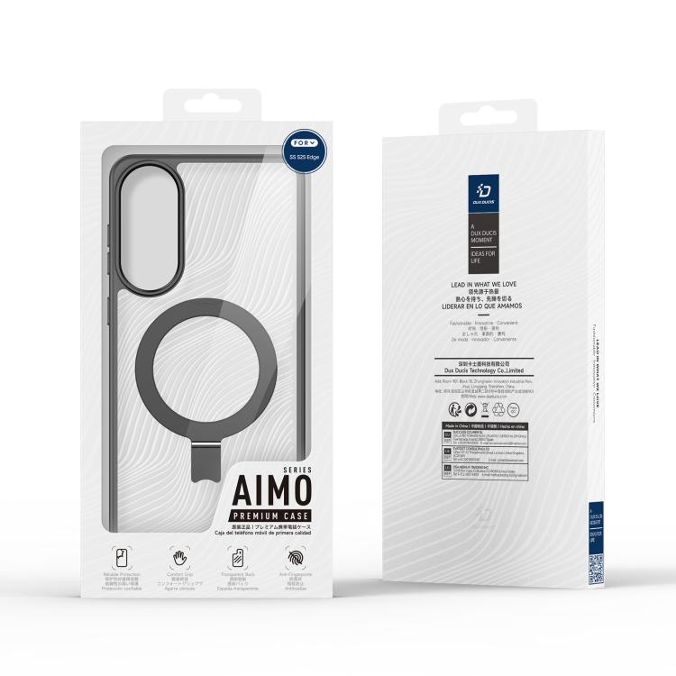 DUXDUCIS SAMSUNG S25 EDGE WITH MAGNETIC STAND AIMO MAG CASE BLACK AIMO-0323 - Image 2