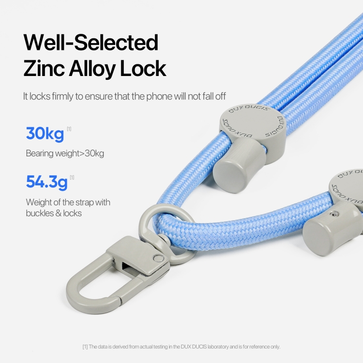 DUXDUCIS PLAZ SERIES CROSSBODY PHONE STRAP HONE LANYARD SKY BLUE PLAZ0005 - Image 6