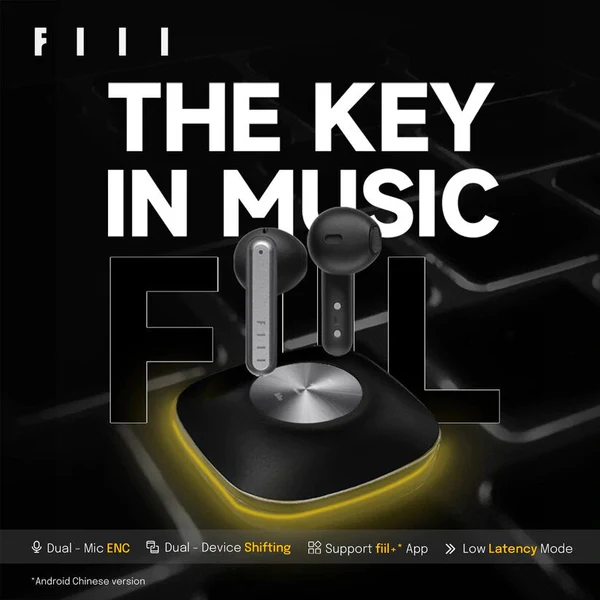 FIIL KEY TRUE WIRELESS EARBUDS BLACK F038 - Image 4