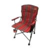 Enjoy premium comfort and portability with the Green Lion Heritage Foldable Chair in striking red.