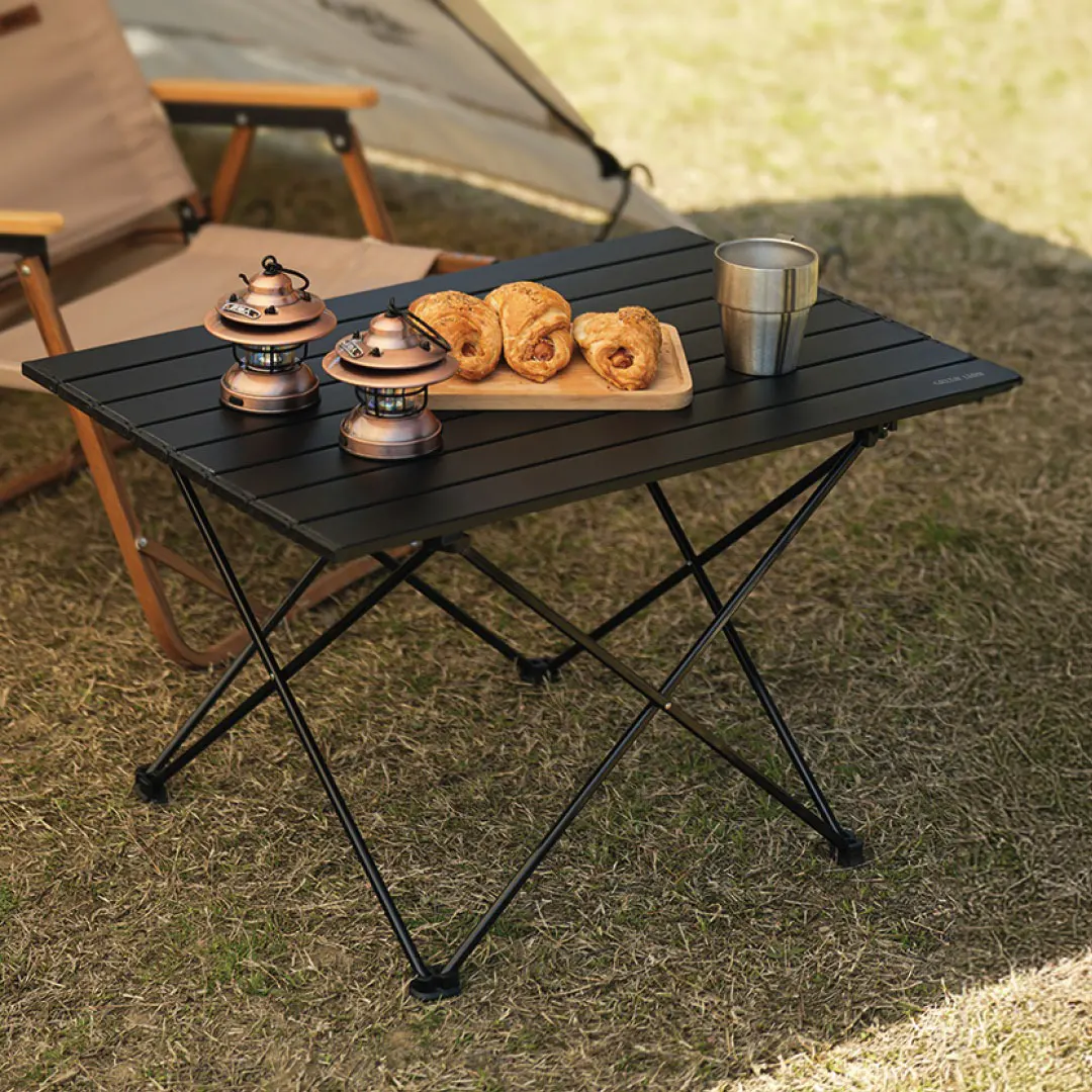 GREEN LION FOLDABLE CAMPING TABLE BLACK GNFLDCMPTBBK - Image 2