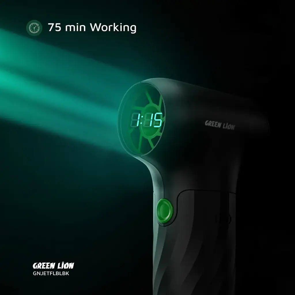 GREEN LION JETFLOW AIR BLOWER BLACK GNJETFLBLBK - Image 2