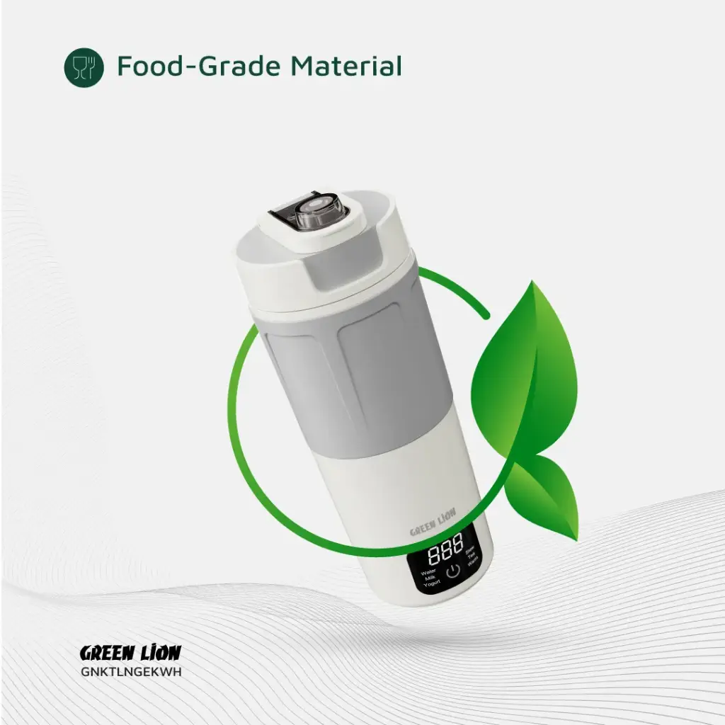 GREEN LION KETTLE & GO ELECTRIC KETTLE 600ML WHITE GNKTLNGEKWH - Image 3