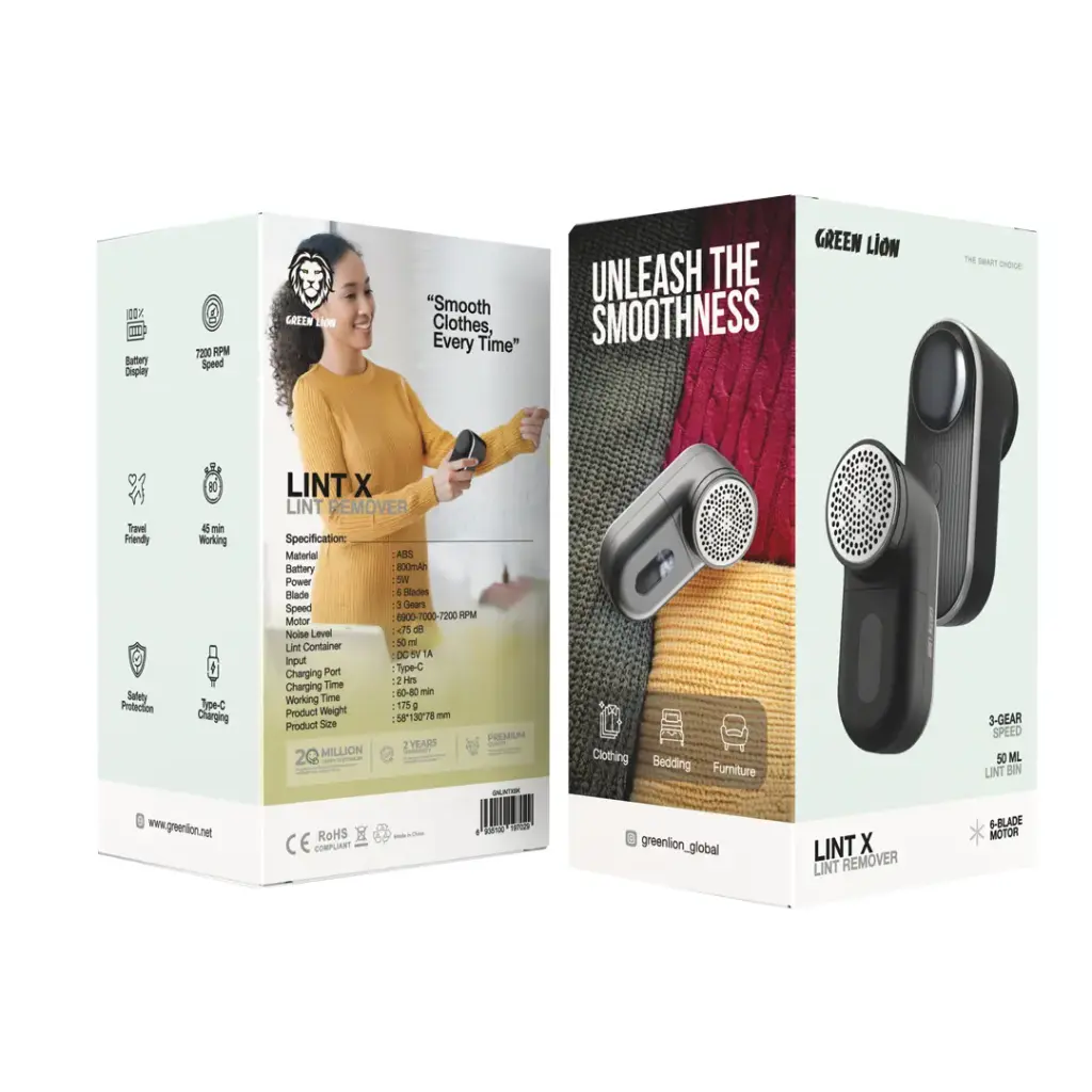 GREEN LION LINT X LINT REMOVER BLACK GNLINTXBK - Image 2