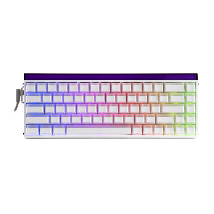 AULA 68 KEYS RGB 65% WIRED MECHANICAL GAMING KEYBOARD BLACK KING SWITCH WHT-PRP HERO68HE - Image 13