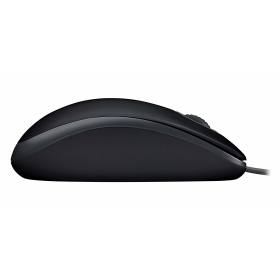 LOGITECH B110 SILENT WIRED USB MOUSE BLACK 910-005508 - Image 3