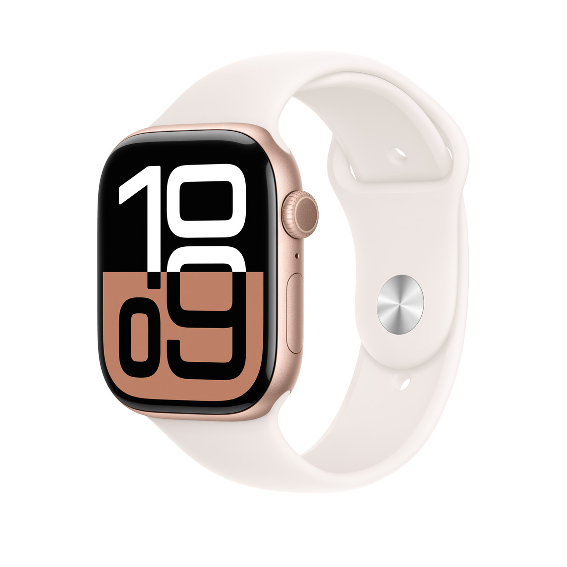 APPLE WATCH 46MM LIGHT BLUSH SPORT BAND M/L MXM93 - Image 3