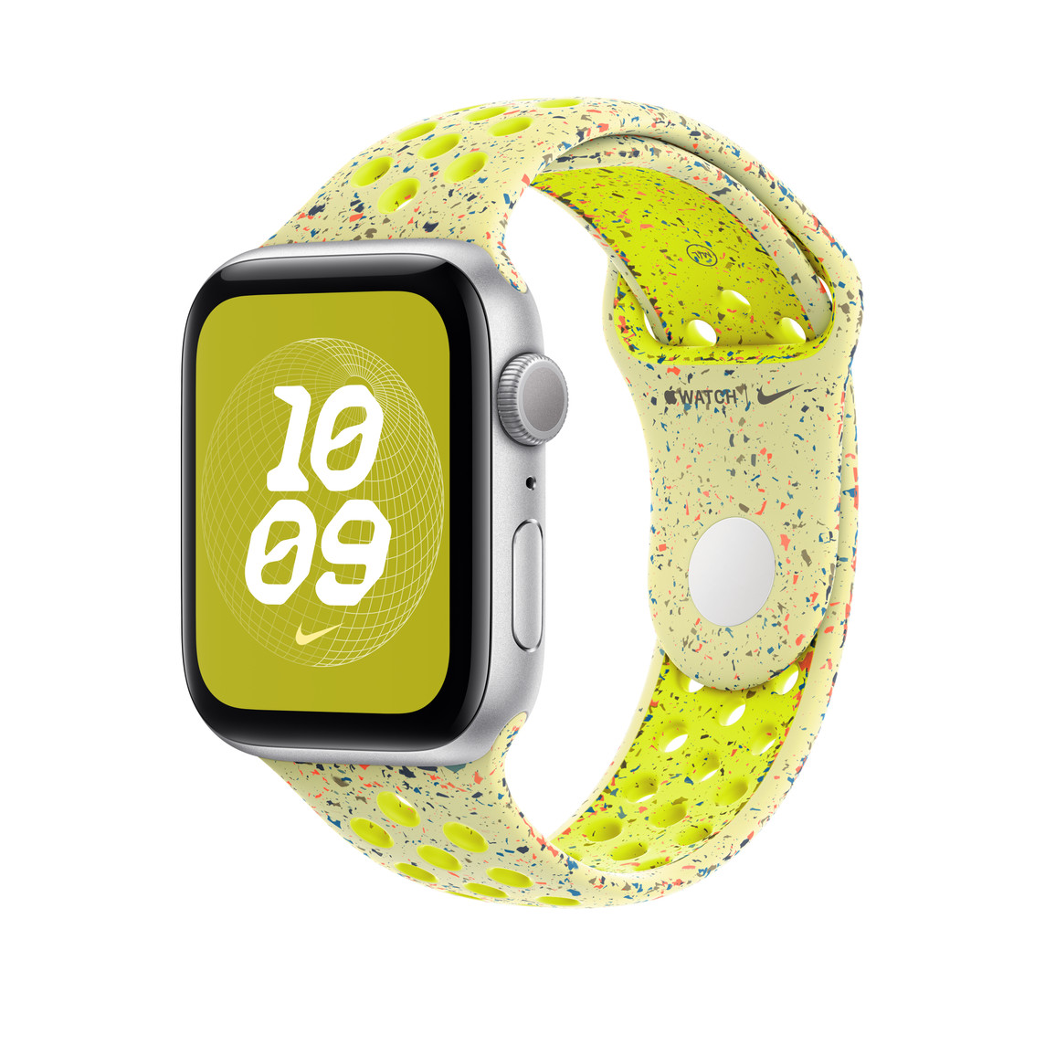 APPLE WATCH 46MM VOLT SPLASH NIKE SPORT BAND S/M MXU73 - Image 2