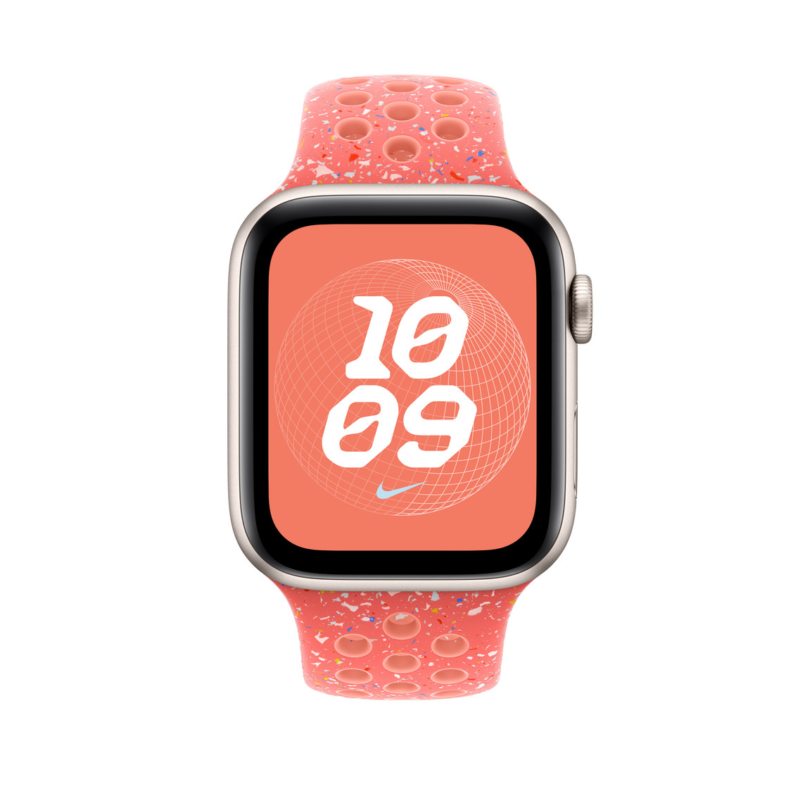 APPLE WATCH 46MM MAGIC EMBER NIKE SPORT BAND S/M MYLF3 - Image 2