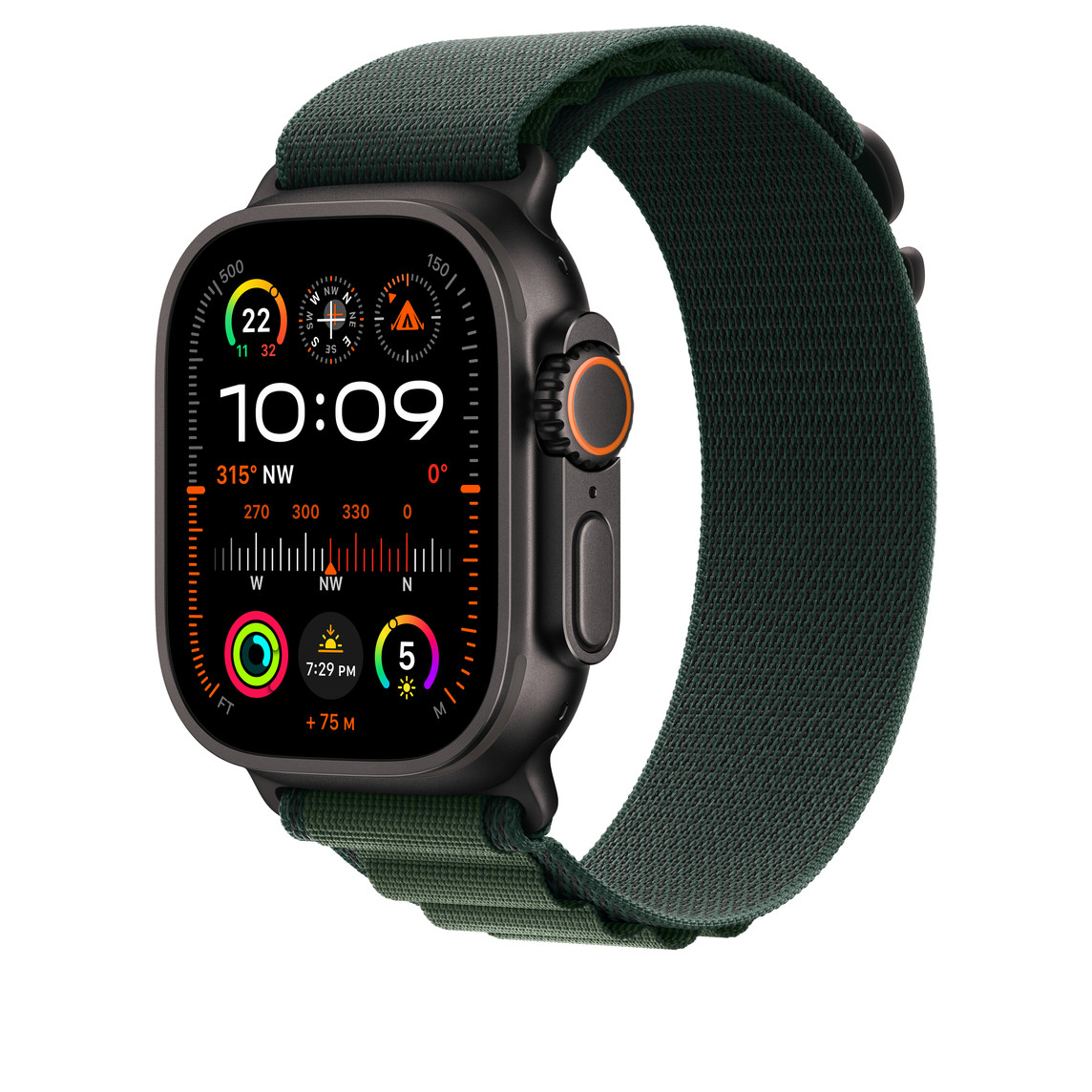 APPLE WATCH ULTRA 49MM GREEN ALPINE LOOP BAND S MQE23 - Image 3