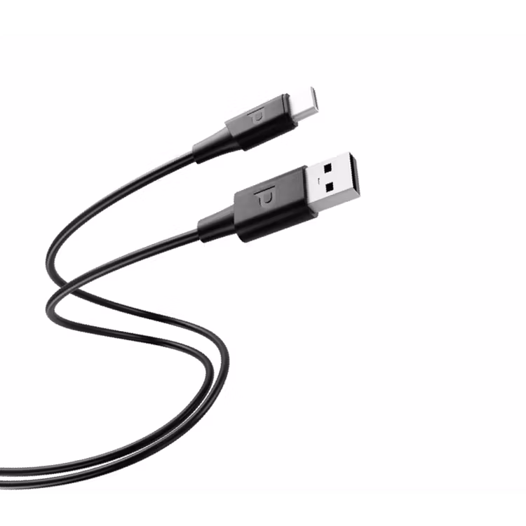 POWEROLOGY POWER SYNC FLEX USB A TO USB C CABLE 2M BLACK PCAB016BK - Image 2