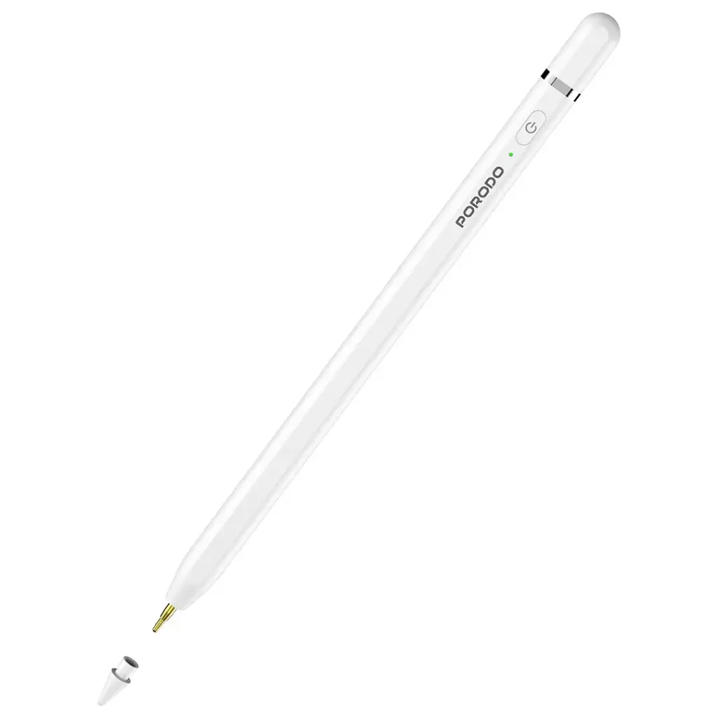 PORODO SMART STYLUS PEN FOR IPAD COMPITIBLE WITH 2018 TO 2025 MODELS WHITE PDSPP7CWH - Image 4