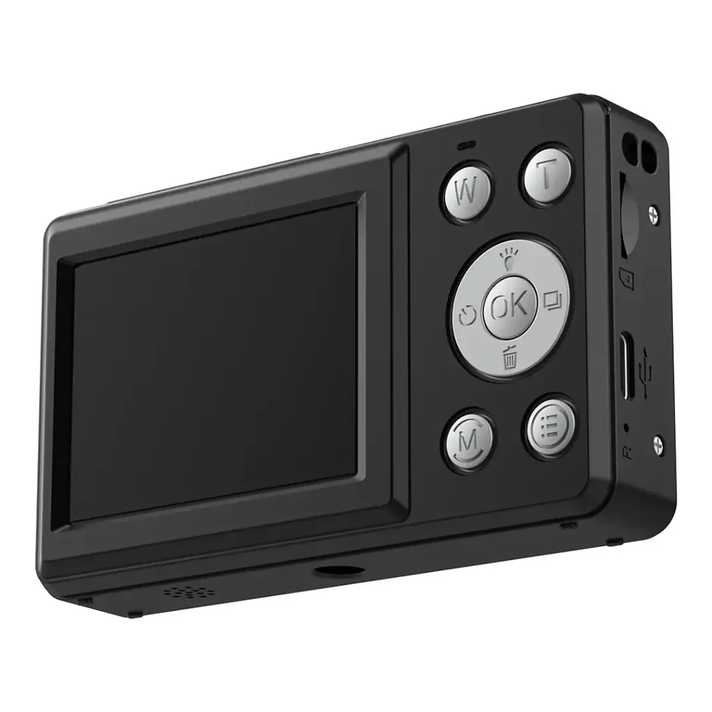 PORODO LIFESTYLE DUAL SCREEN DIGITAL CAMERA BLACK PD-ETK07-BK - Image 3