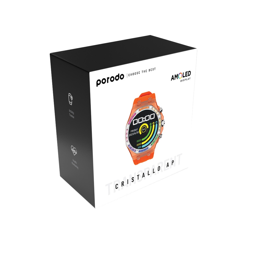 PORODO TRANSPARENT CRISTALLO AP ORANGE PD-CRISTALLOAPT-OG - Image 2