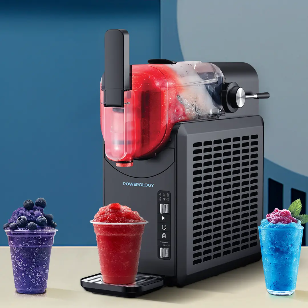 POWEROLOGY AQUA FROST INSTANT SLUSHIE MACHINE BLACK PSM012 - Image 3