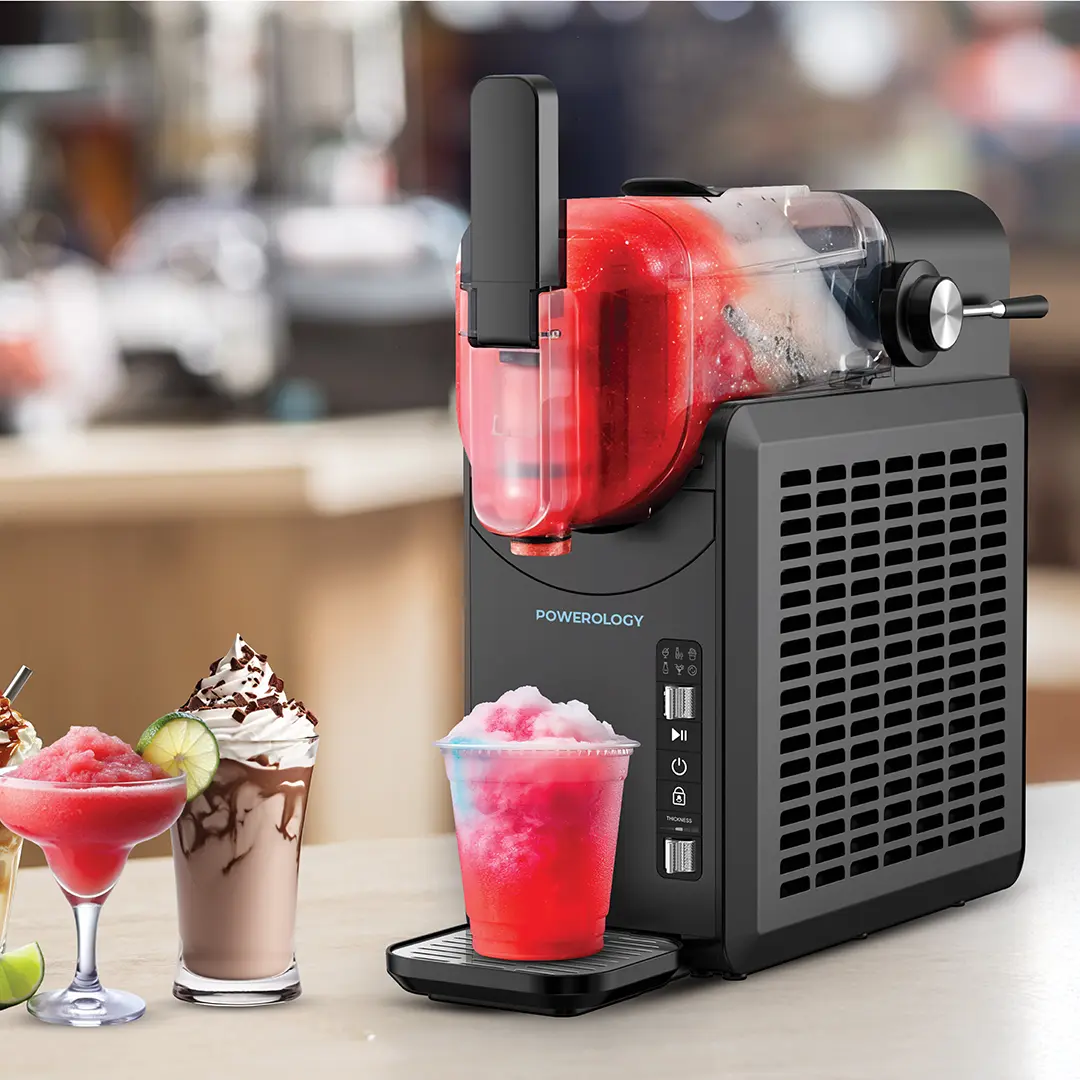 POWEROLOGY AQUA FROST INSTANT SLUSHIE MACHINE BLACK PSM012 - Image 2