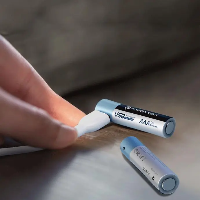 POWEROLOGY USB RECHARGEABLE BATTERY AAA - Image 2