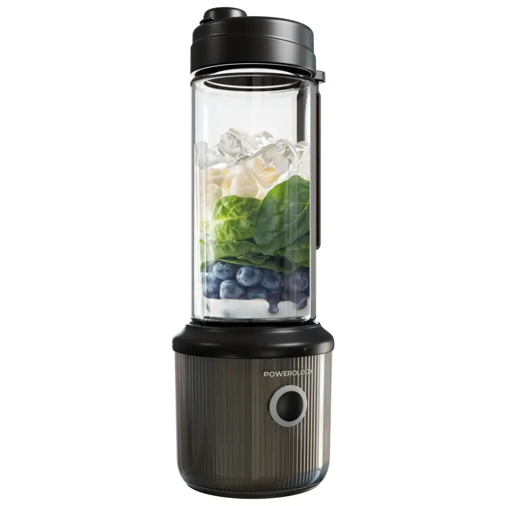 POWEROLOGY PRESS AND REFRESH PORTABLE BLENDER BLACK PSM013BK - Image 4