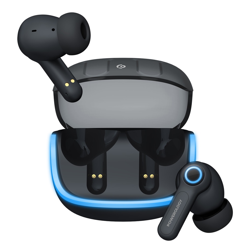 POWEROLOGY QUAD ENC TRUE WIRELESS BUDS BLACK PWLAU005BK - Image 6