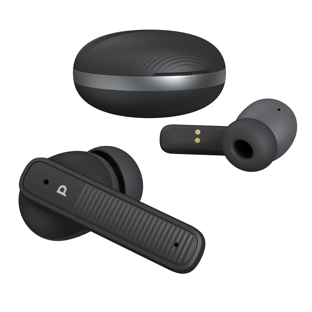 POWEROLOGY QUAD ENC TRUE WIRELESS BUDS BLACK PWLAU006BK - Image 3