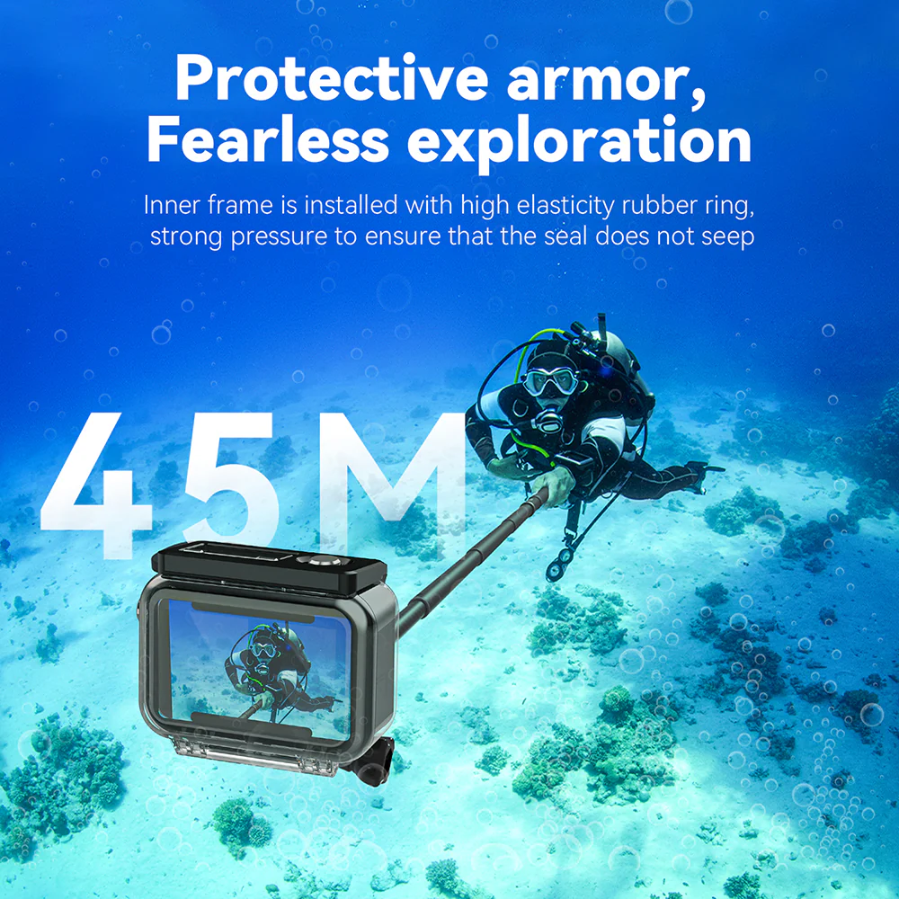 TELESIN ACTION 5 PRO WATERPROOF CASE OA-WTP-003 - Image 4