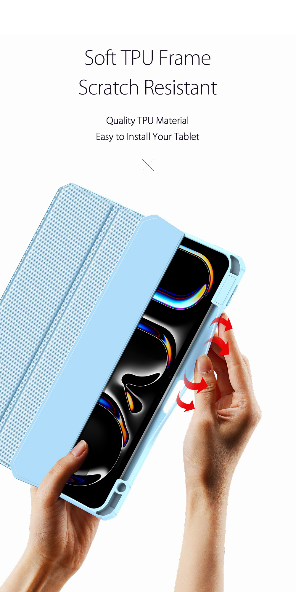 DUXDUCIS IPAD PRO 11 INCH 2024 TOBY SERIES CASE BLUE TOBY-0205 - Image 2