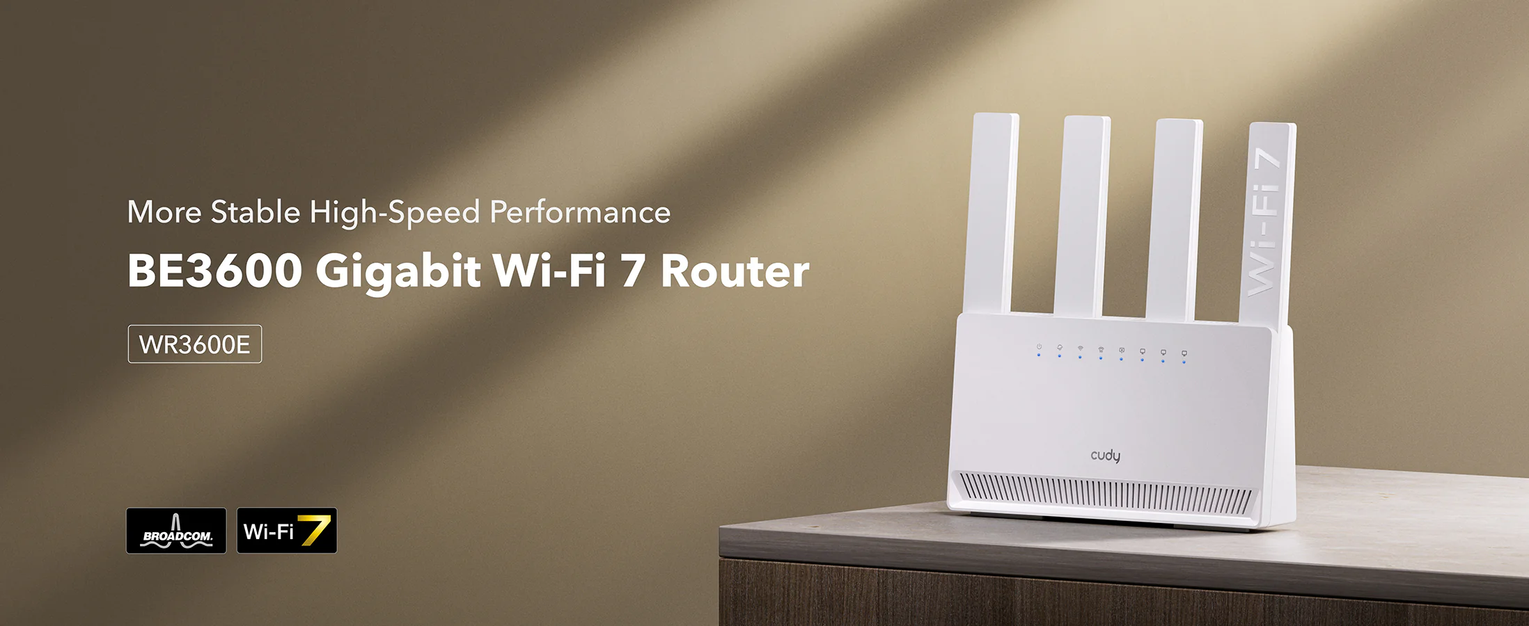 CUDY BE3600 GIGABIT WIFI 7 ROUTER WR3600E - Image 3