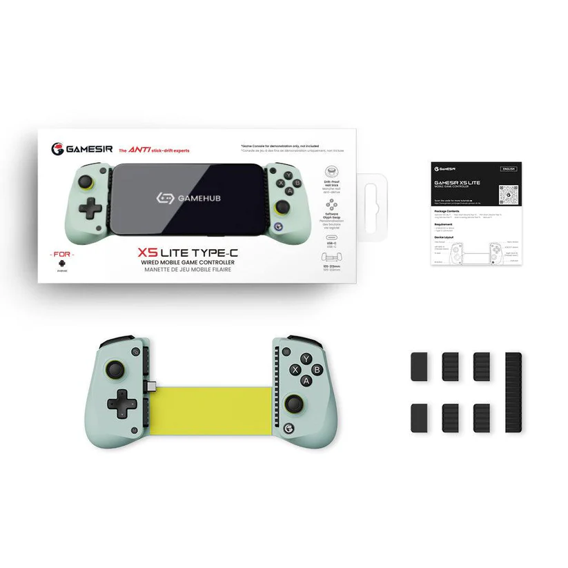 GAMESIR X5 LITE TYPE-C WIRED MOBILE GAME CONTROLLER WASABI - Image 2