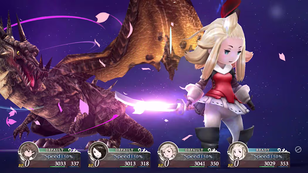 NINTENDO SWITCH 2 BRAVELY DEFAULT FLYING FAIRY HD REMAS GAME CD - Image 4