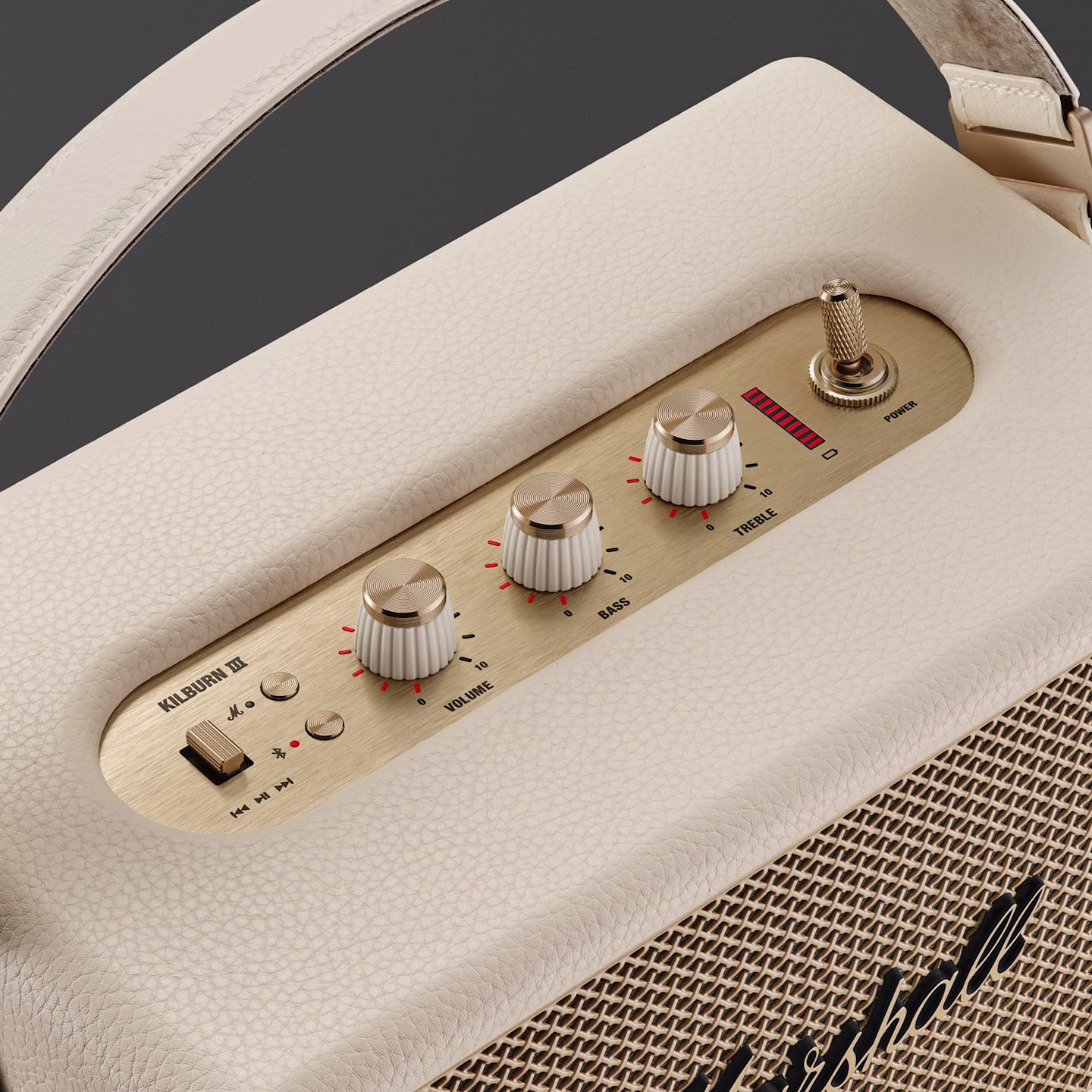 MARSHALL KILLBURN III PORTABLE WIRELESS SPEAKER CREAM KILBURN3-CRM - Image 17