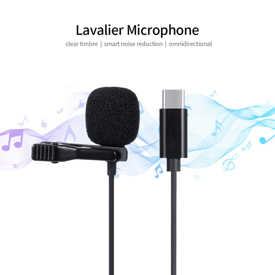 LAVALIER MICROPHONE TYPE C JH-042 - Image 2