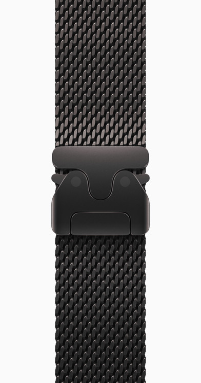 APPLE WATCH ULTRA 2 49MM (2024) GPS + CELLULAR BLACK TITANIUM CASE WITH BLACK MILANESE LOOP BAND MX5U3 - Image 3