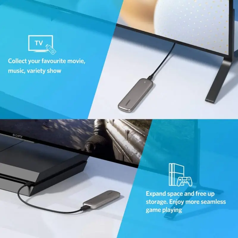 UGREEN M.2 PORTABLE SSD ENCLOSURE 6GB 60355 - Image 5