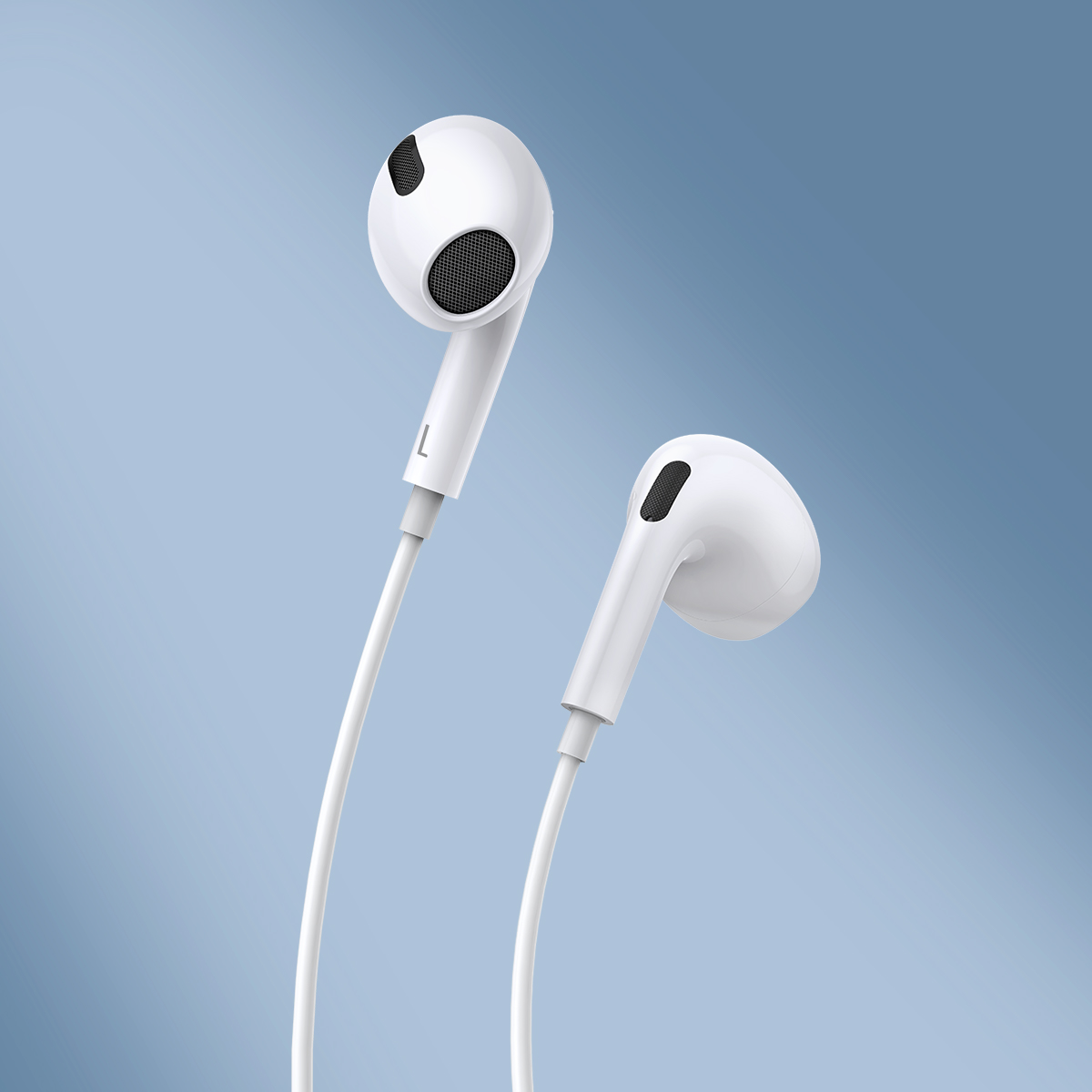 BASEUS ENCOK H17 3.5MM LATERAL IN EAR WIRED EARPHONE WHITE - Image 15