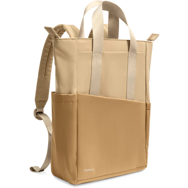 TOMTOC SLASH T63 LAPTOP BACKPACK SAND BROWN T63M1K1 - Image 2