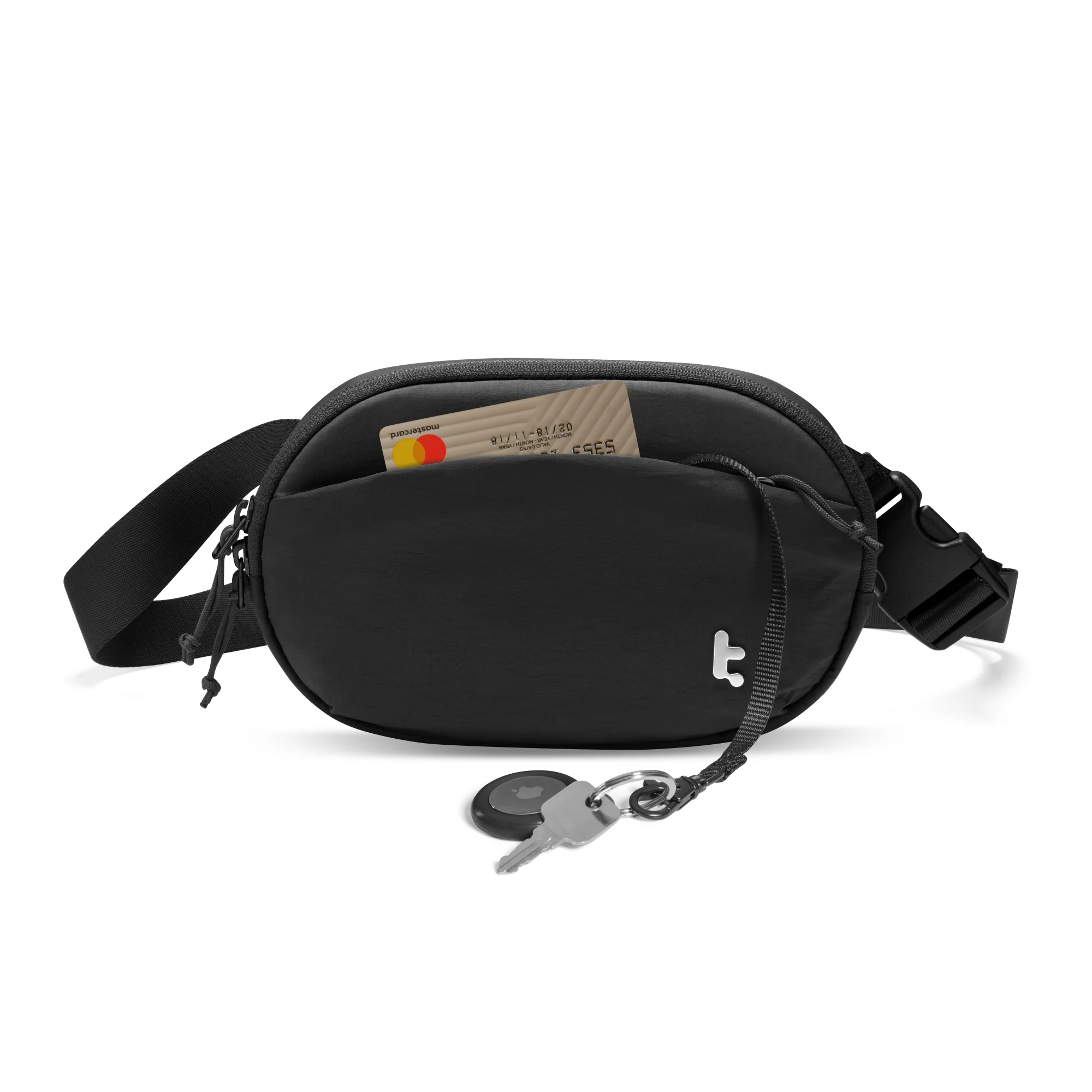 TOMTOC SLINGBEAN T32 BELT BAG BLACK T32S1D1 - Image 8