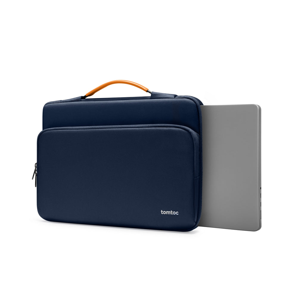 TOMTOC DEFENDER A14 13.5-14 INCH LAPTOP BRIEF CASE NAVY BLUE A14F2B2 - Image 3