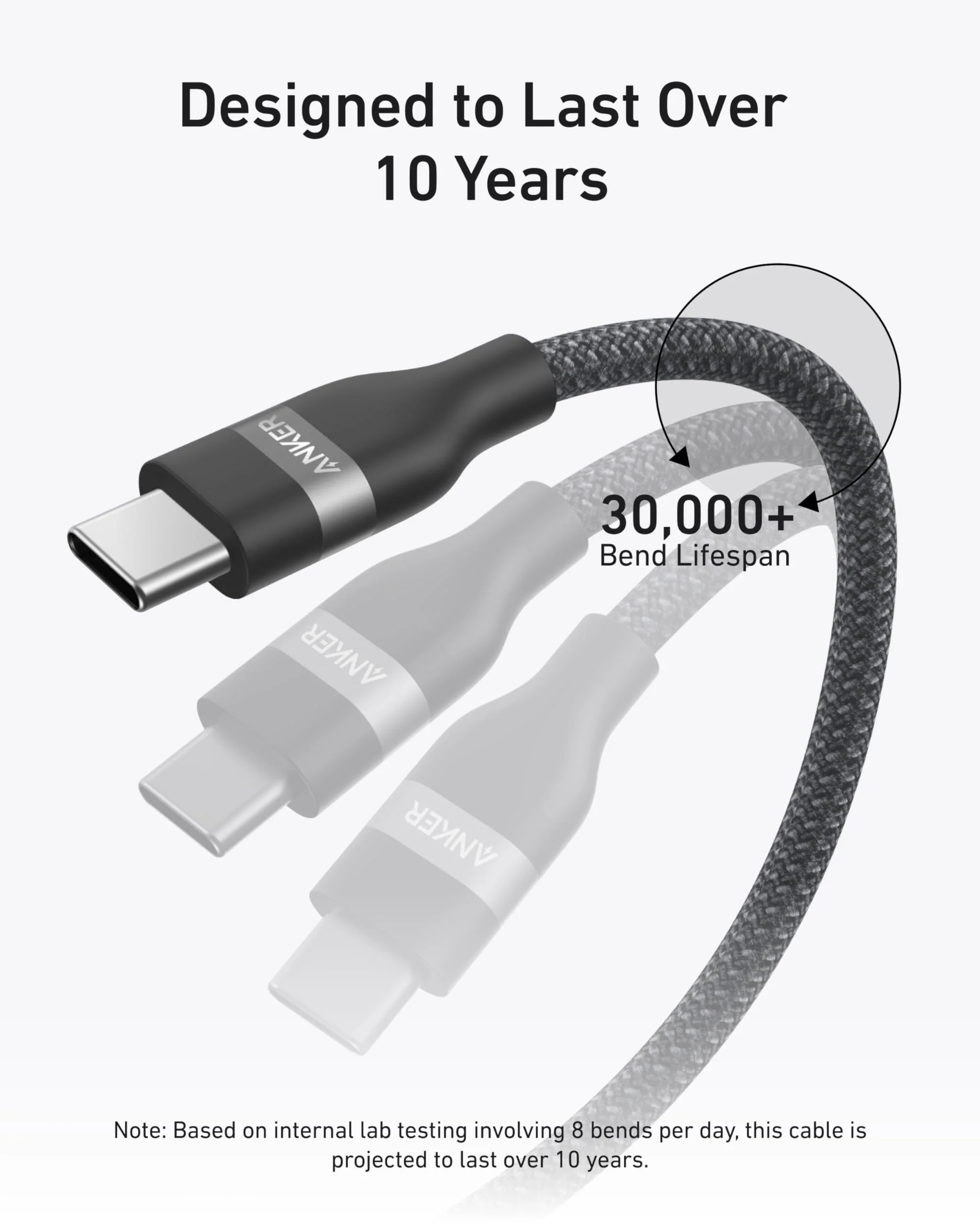 ANKER USB-C TO LTG PCR BRAIDED 6FT A82B2012 - Image 5