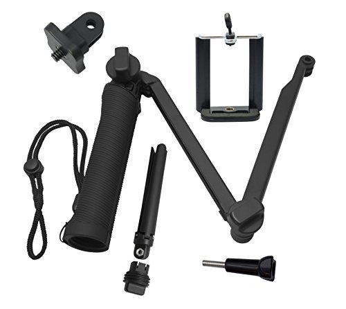 TELESIN MULTI-FUNCTION TRI-FOLD SELFIE STICK GP-MFW-300 - Image 6
