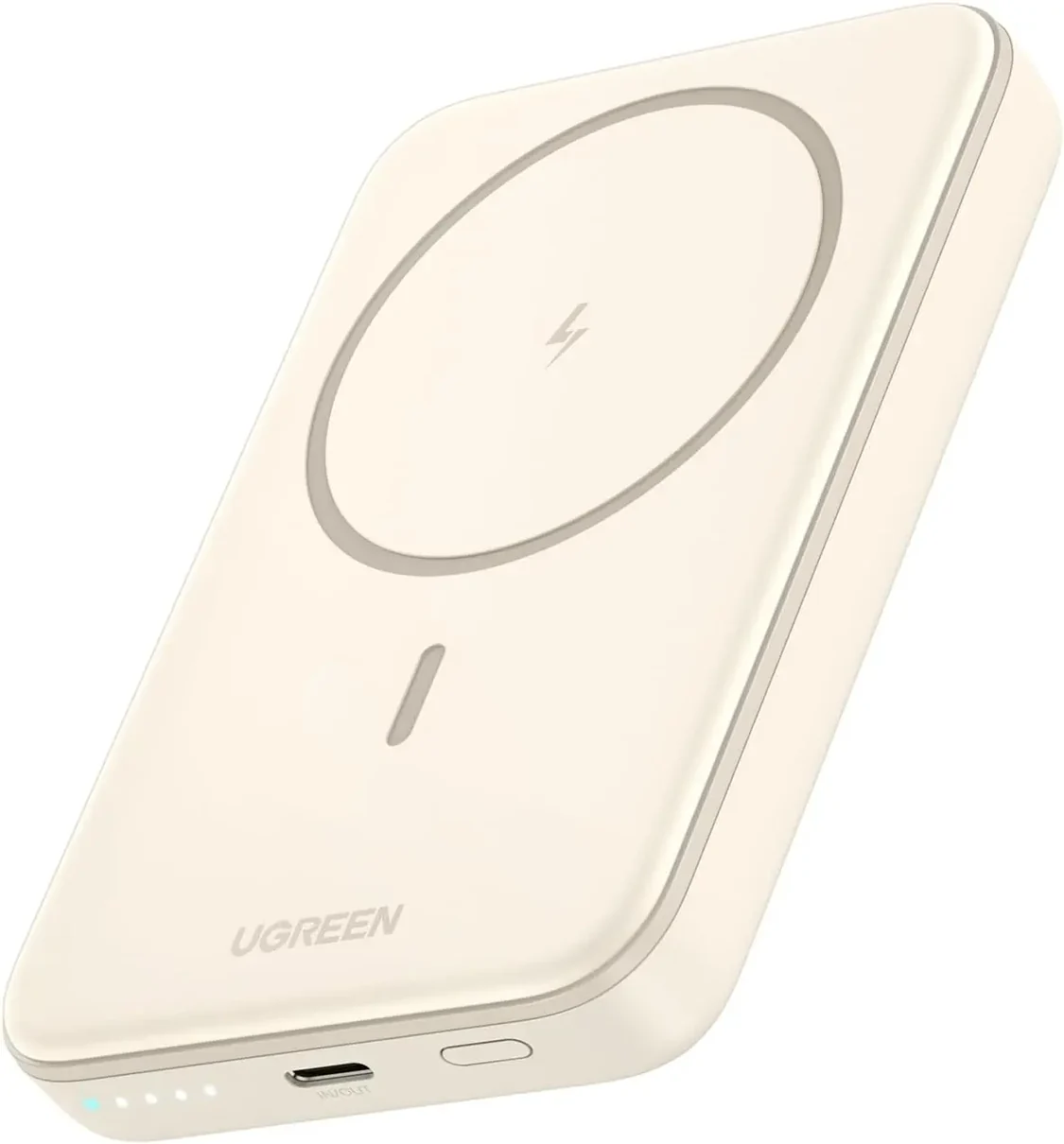 UGREEN NEXODE 10000MAH MAGNETIC WIRELESS POWER BANK WHITE 35341B - Image 2