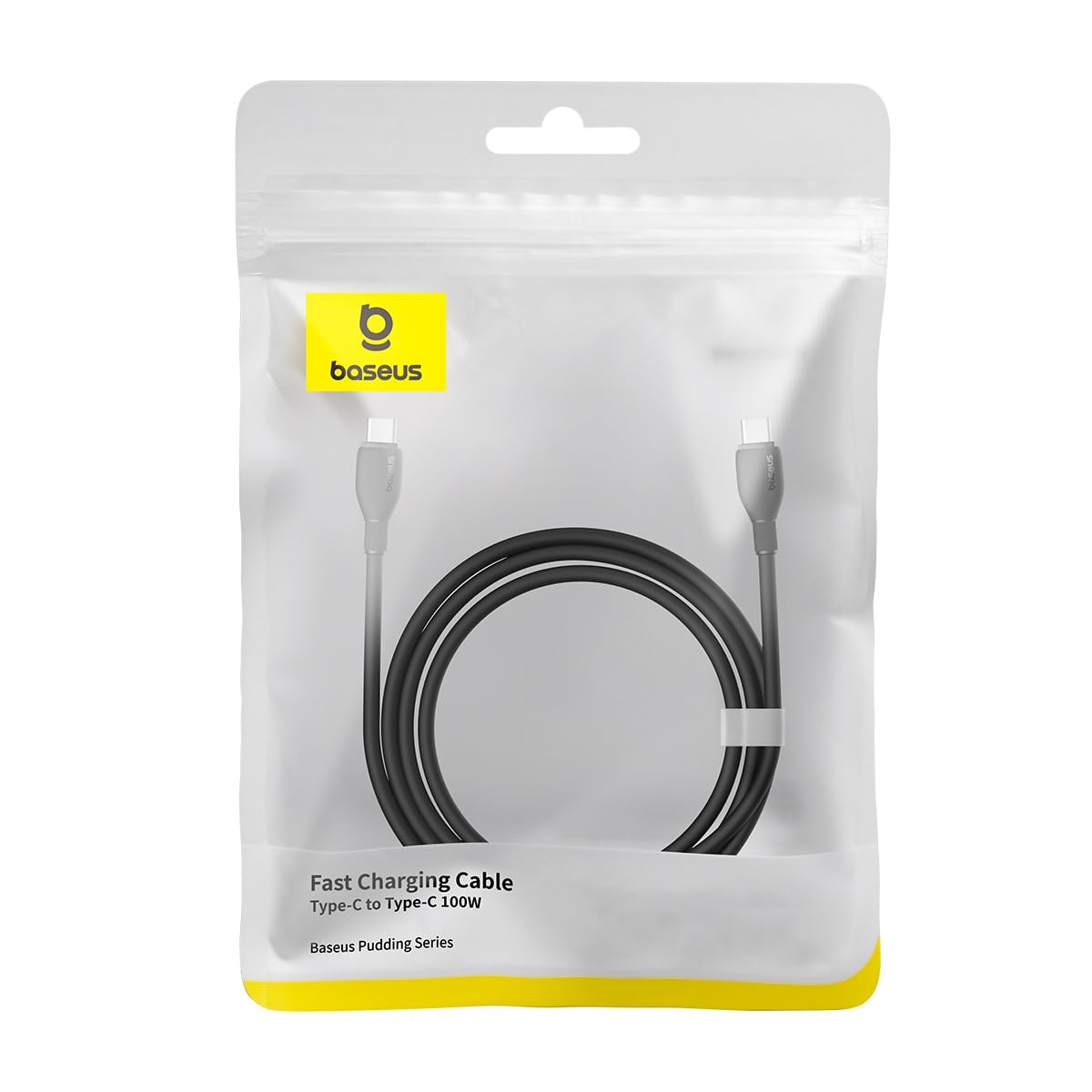 BASEUS PUDDING SERIES TYPE C TO LIGHTNING 20W CABLE 1.2M BLACK - Image 9